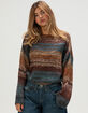 RSQ Womens Space Dye Sweater image number 3