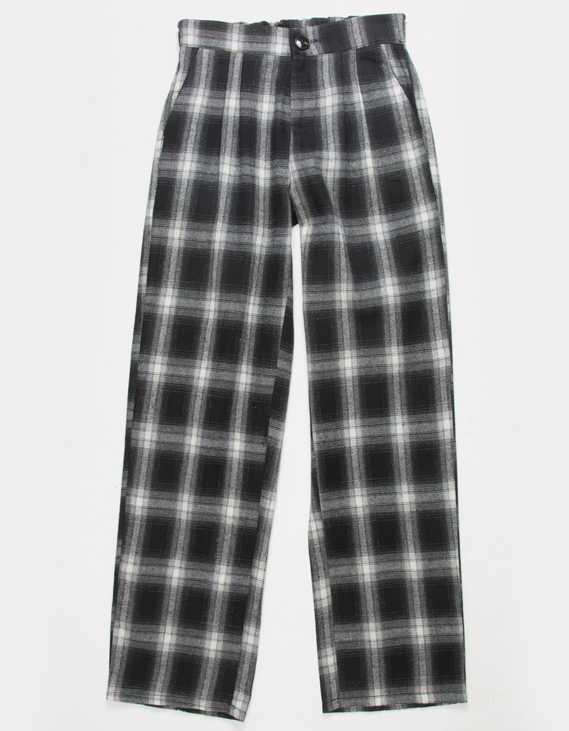RSQ Girls Plaid Flannel Pants image number 1