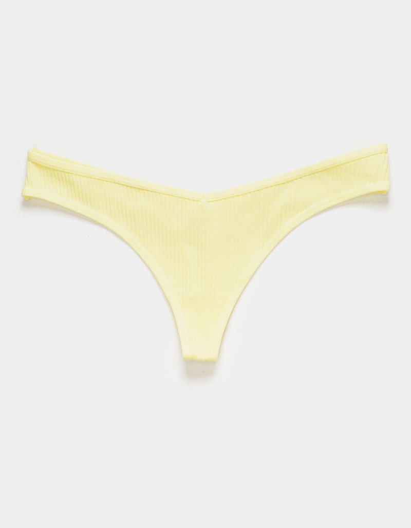 FULL TILT Rib V Thong image number 0