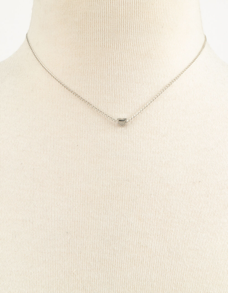 FULL TILT 5 Pack Heart Choker Necklaces image number 2