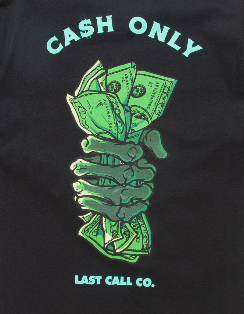 LAST CALL CO. Cash Only Mens Tee image number 4