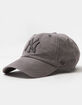 47 BRAND New York Yankees Gray Strapback Hat image number 1