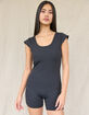 WEST OF MELROSE Open Back Womens Onesie image number 2