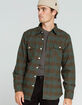 BRIXTON Bowery Mens Ocean Flannel Shirt image number 2