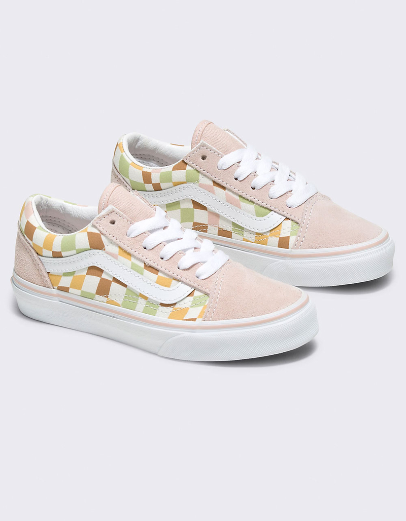 VANS Old Skool Wavy Check Girls Shoes image number 0