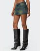 EDIKTED Riviere Washed Denim Mini Skirt image number 5