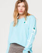 CHAMPION Womens Sky Blue Boyfriend Tee image number 1