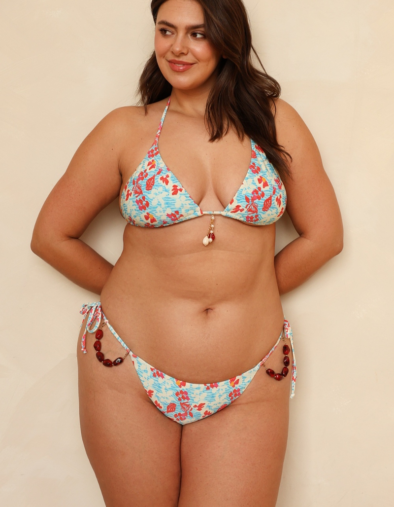 DIPPIN' DAISY'S Palm Triangle Bikini Top image number 7