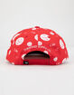 DIAMOND SUPPLY CO. x Coca-Cola Smiley Red Mens Snapback Hat image number 2