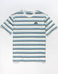 NIKE SB Knit Mens White & Blue Tee image number 1