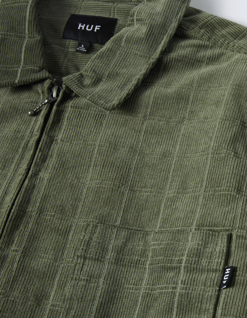 HUF Trenton Zip Mens Shacket image number 3