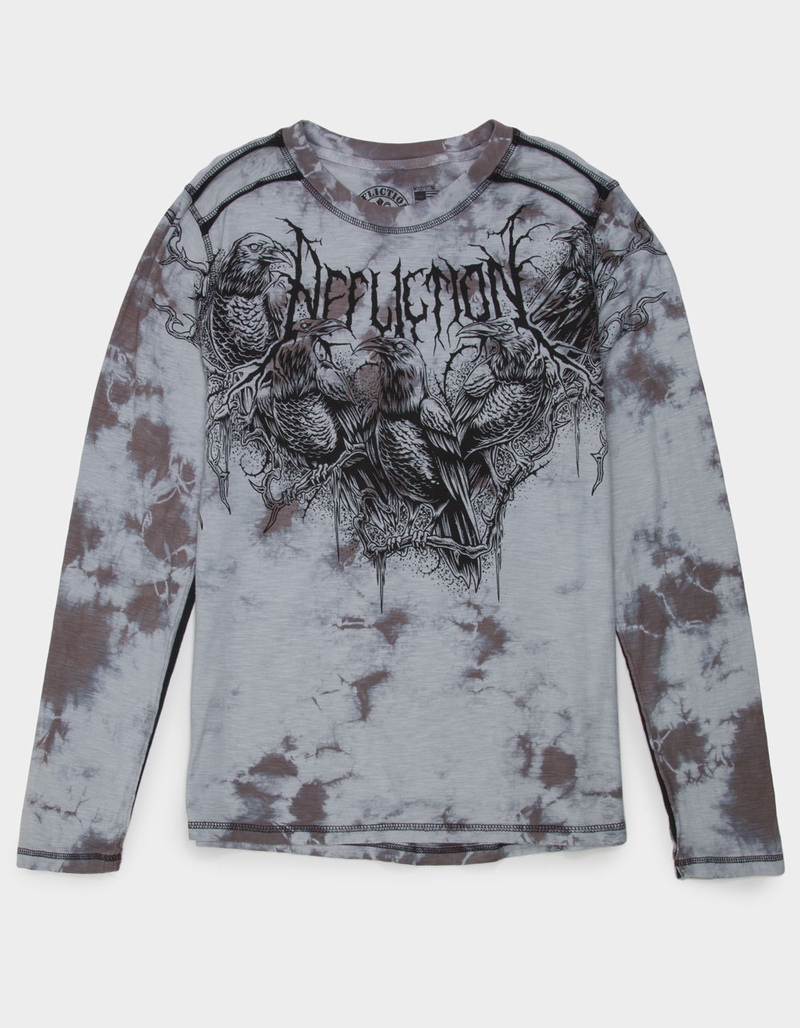 AFFLICTION Mystery Panel Mens Long Sleeve Tee image number 0