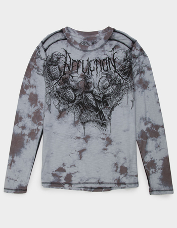 AFFLICTION Mystery Panel Mens Long Sleeve Tee Primary Image