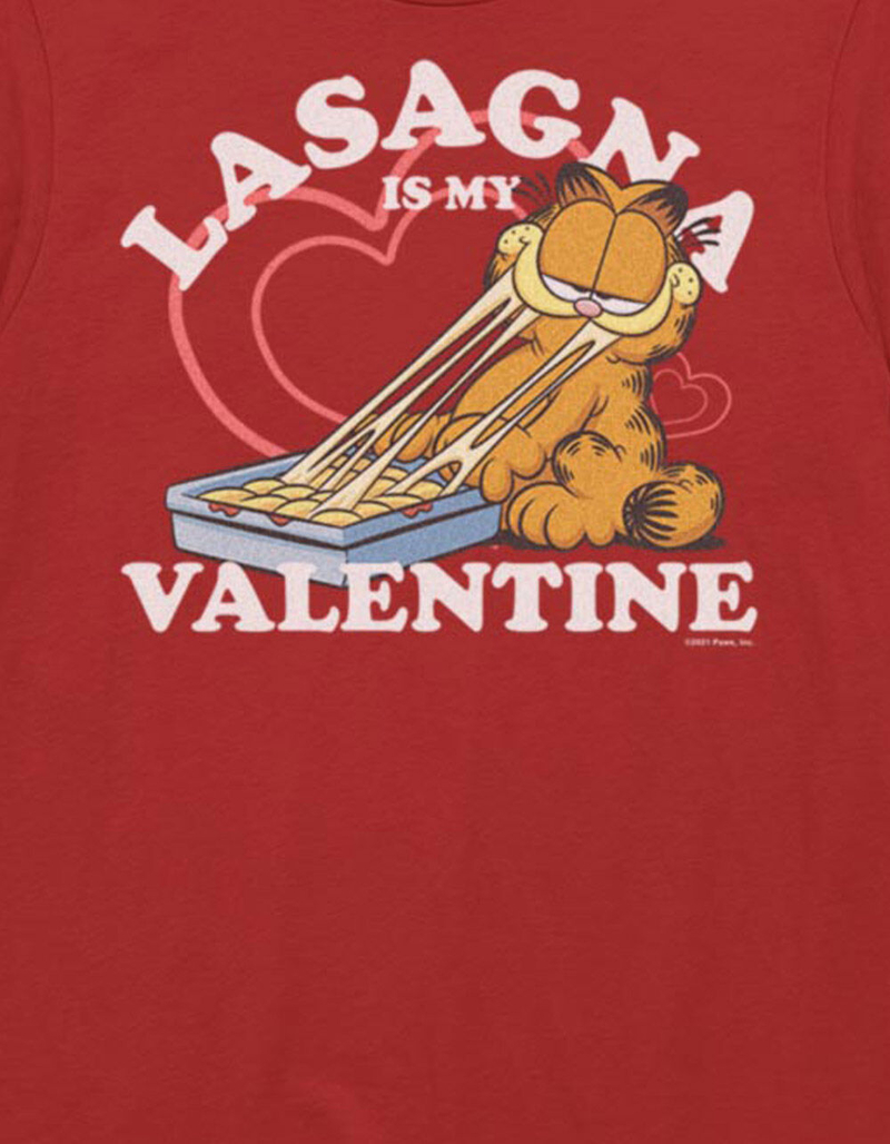 GARFIELD Lasagna Is My Valentine Unisex Tee image number 1