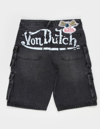 VON DUTCH Mens Cargo Jorts VON DUTCH Mens Cargo Jorts Primary Image