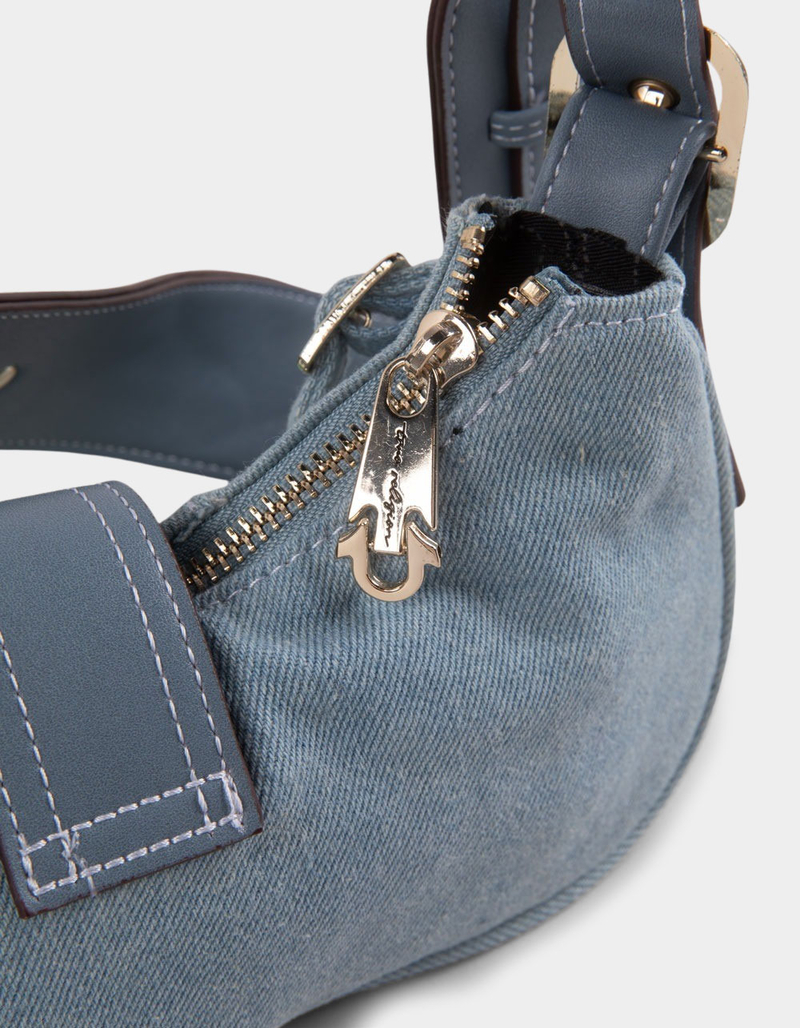 TRUE RELIGION Multi-Strap Denim Shoulder Bag image number 3