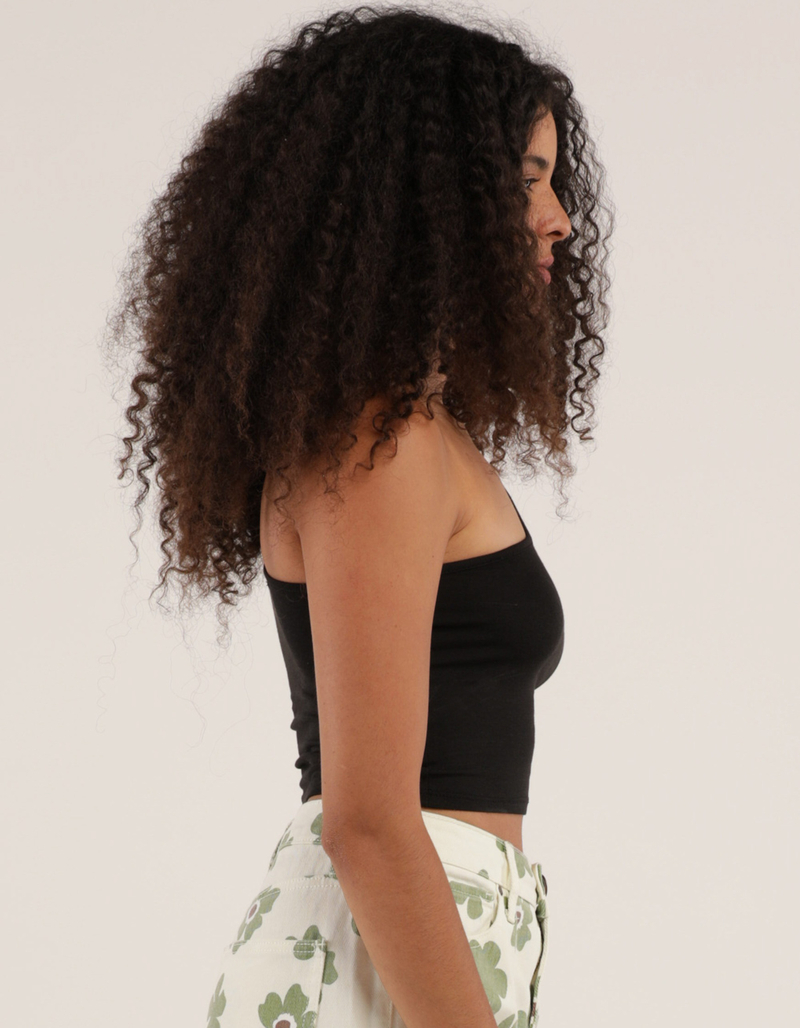 HEART & HIPS Shoulder Detail Womens Tank Top image number 1