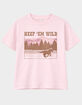 PRINCE PETER Keep Em Wild Girls Tee image number 2