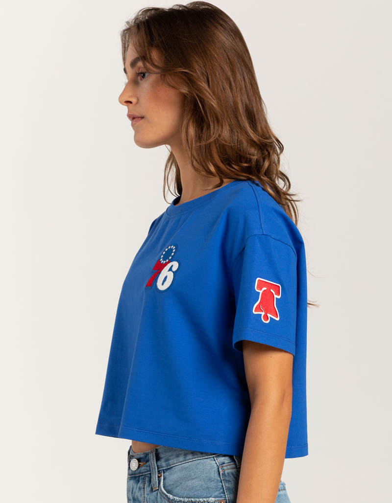 PRO STANDARD Philadelphia 76ers Womens Crop Tee image number 2