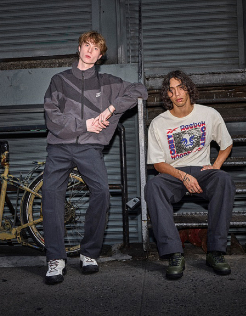 REEBOK x OBEY Zip-Off Nylon Mens Track Pants image number 4