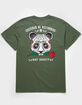 RIOT SOCIETY Sugar Skull Panda Mens Tee image number 1
