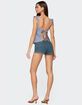 EDIKTED Jenson Backless Gingham Top image number 2