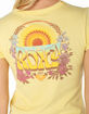 ROXY Tribal Sunset 90s Womens Baby Tee image number 5
