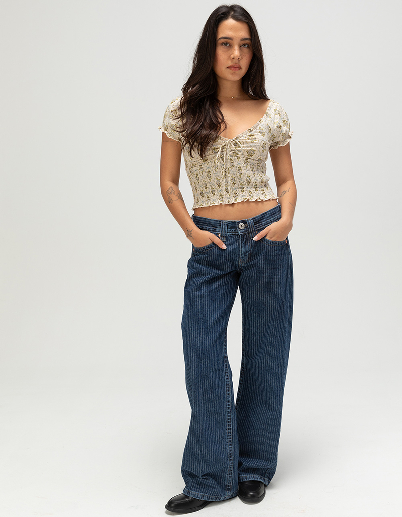BDG Urban Outfitters Kayla Low Rider Womens Pinstripe Jeans image number 0
