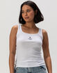 GUESS JEANS Star Slim Rib Womens Tank Top image number 1