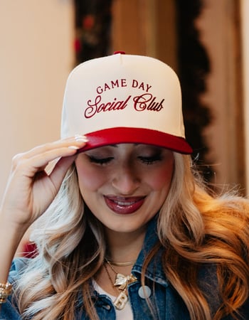 KATYDID Game Day Social Club Two-Toned Vintage Hat Alternative Image