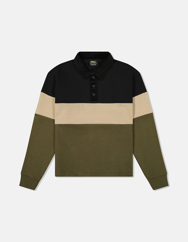 WESC Cropped Rugby Mens Long Sleeve Polo image number 0