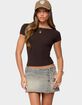 EDIKTED Becca Boat Neck Top image number 1