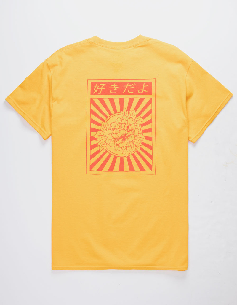 NEON RIOT Kanji Sunburst Mens T-Shirt image number 0