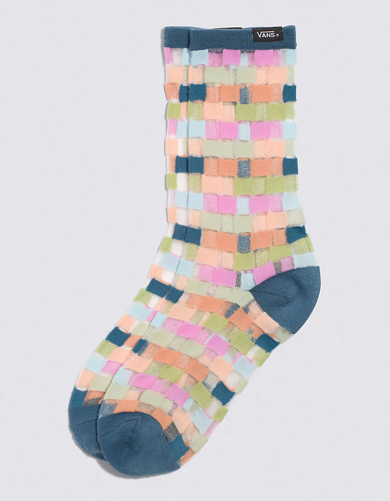 VANS Sheer Checker Womens Socks image number 0