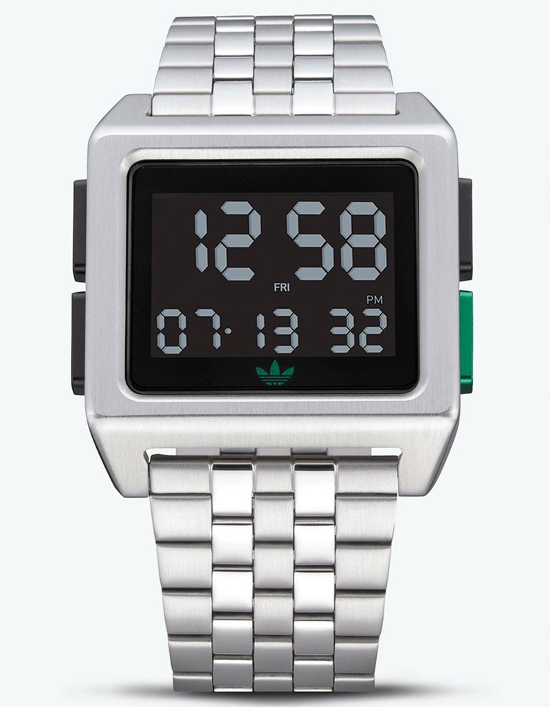ADIDAS ARCHIVE M1 Silver & Black Watch image number 0