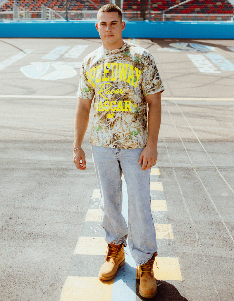 TILLYS x NASCAR Camo Mens Boxy Tee image number 6