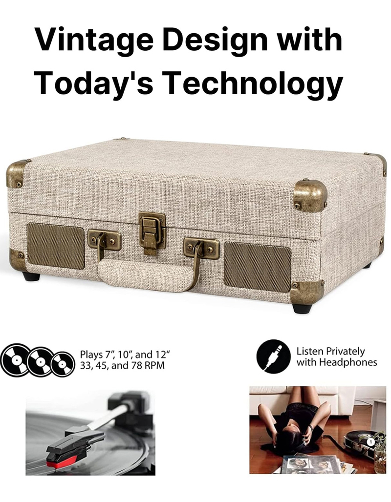 VICTROLA Journey+ Signature Turntable Record Player image number 4