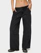 EDIKTED Petite Ayla Low Rise Carpenter Jeans image number 1