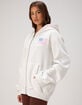 HAPPY CAMP3R Pink Flag Womens Zip-Up Hoodie image number 3
