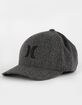 HURLEY Black Textures Mens Flexfit Hat image number 2