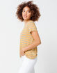 RVCA Recess Camel Womens Tee image number 2