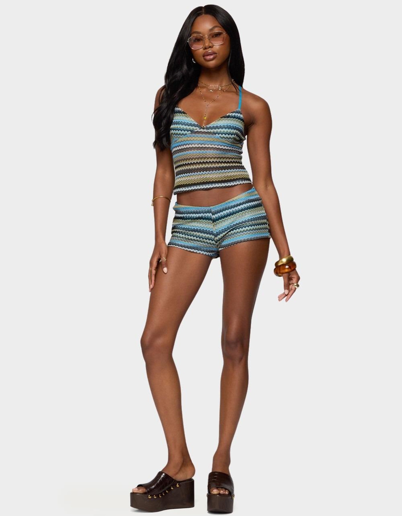 EDIKTED Zigzag Stripe Tank Top image number 3