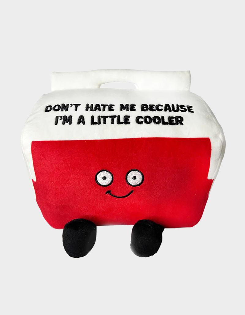 PUNCHKINS "Don't Hate Me Because I'm A Little Cooler" Picnic Cooler Plush Toy image number 0