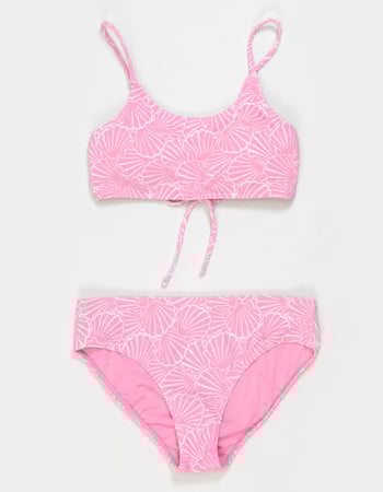 FULL TILT Texture Shell Girls Bralette Bikini Set Alternative Image