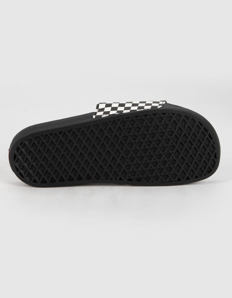 VANS Checkerboard Juniors Slide Sandals image number 3