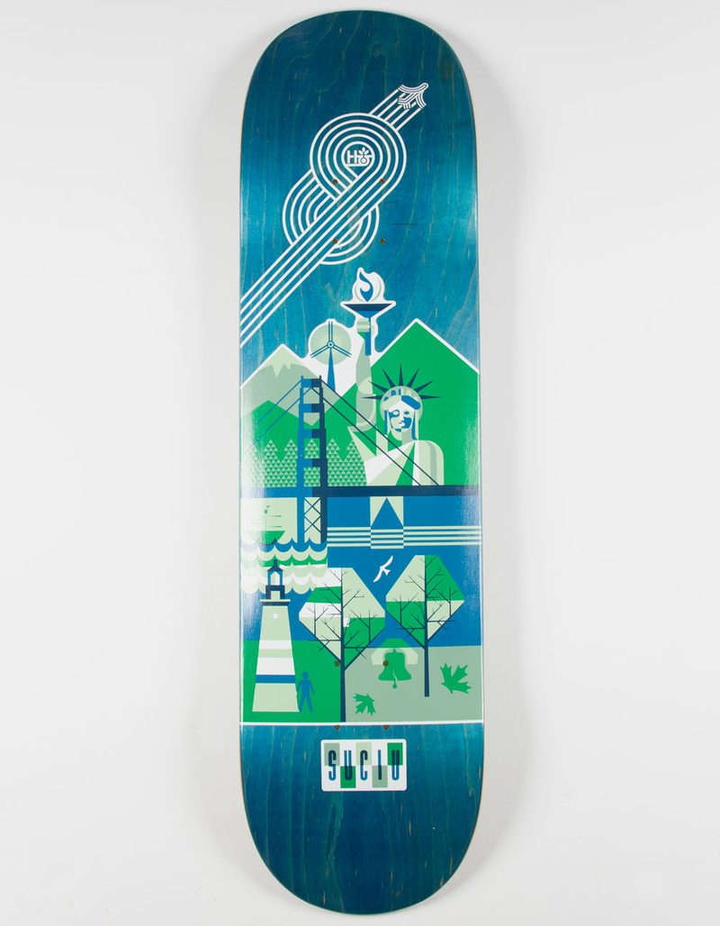 HABITAT Suciu Cross Continental 8.25" Skateboard Deck image number 0