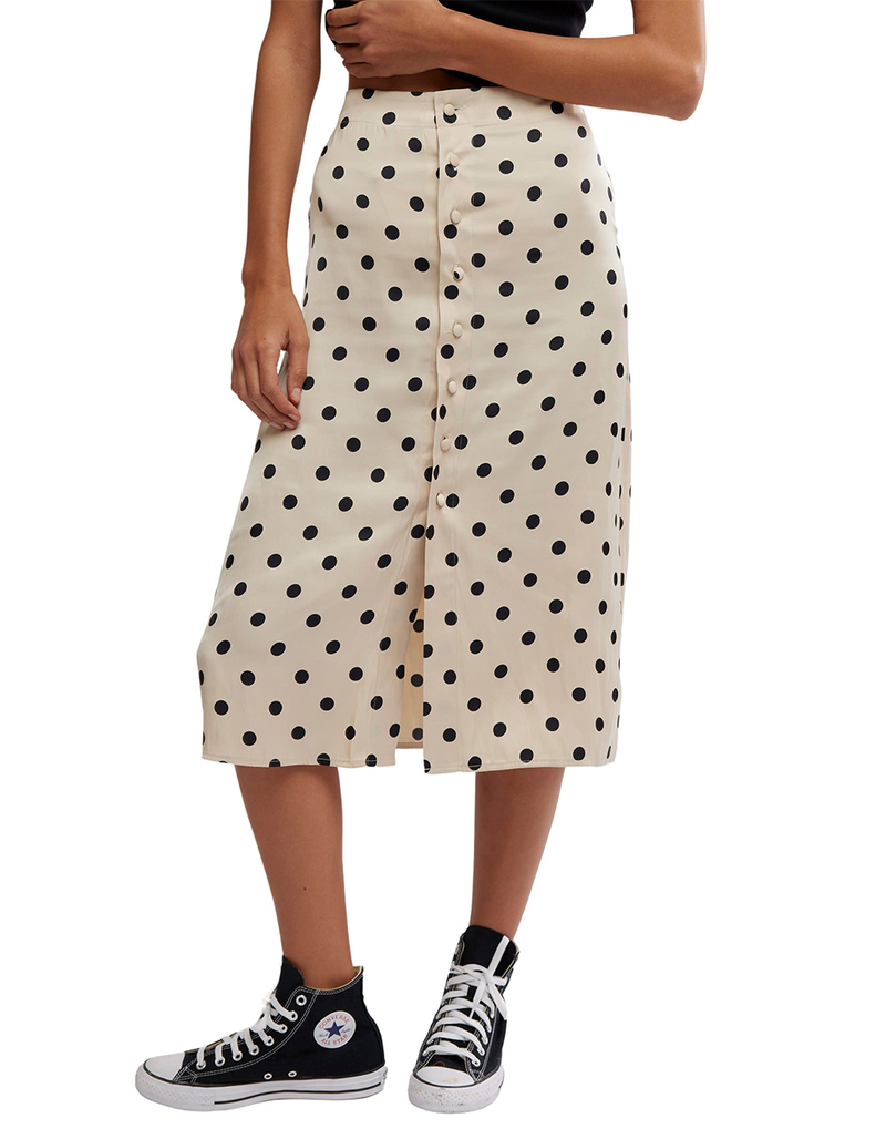 FREE PEOPLE Analise Womens Printed Midi Skirt image number 1