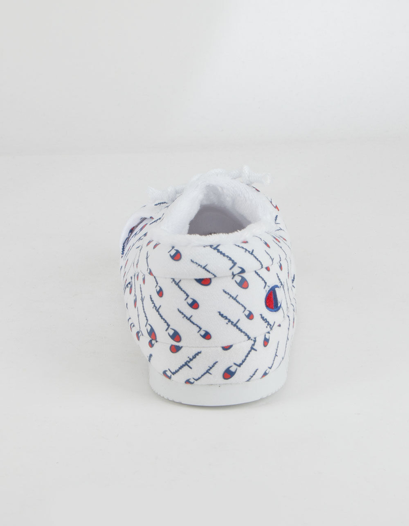 CHAMPION University Script White Womens Slippers image number 4