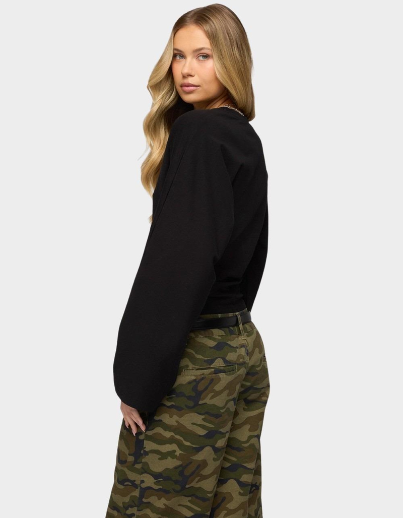 EDIKTED Charlisa Cinched Waist Top image number 2