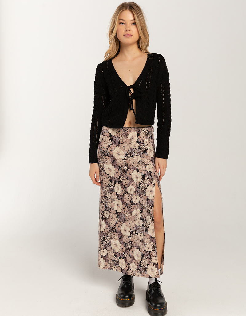 FULL TILT Low Rise Womens Maxi Skirt image number 5
